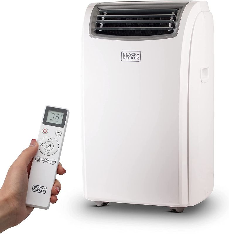 Photo 1 of BLACK+DECKER BPT08WTB Portable Air Conditioner with Remote Control, 8,000 BTU SACC/CEC (12,500 BTU ASHRAE), Cools Up to 350 Square Feet, White
