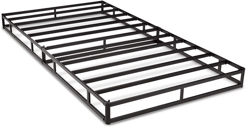 Photo 2 of Amazon Basics Smart Box Spring Bed Base, 5-Inch Mattress Foundation - Full Size, Tool-Free Easy Assembly
