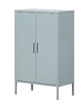 Photo 1 of Metal 2 Door Accent Cabinet - South Shore