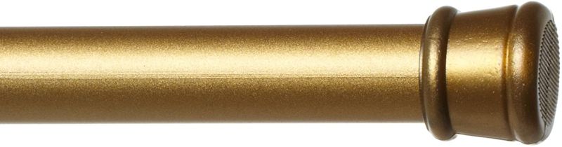 Photo 1 of Achim Home Furnishings 569-0-PK12 Shower Curtain Rod, Gold
