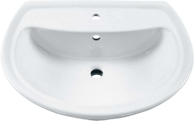 Photo 1 of American Standard 0236001.020 Cadet Pedestal Lavatory Top with Single Faucet Hole, White