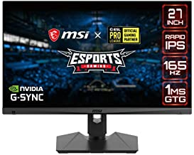 Photo 1 of MSI Optix MAG274QRF 27" WQHD 2560 x 1440 (2K) 1ms (GTG) 165 Hz 2 x HDMI, DisplayPort, USB-C NVIDIA G-Sync Compatible Height Adjustable Gaming Monitor