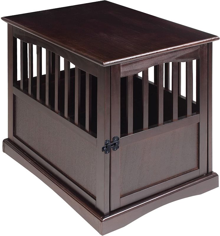 Photo 1 of Casual Home Wooden Medium Pet Crate, End Table, Espresso
27.5 x 20 x 24 inches
