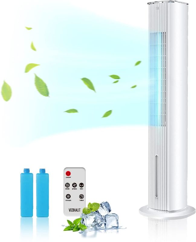 Photo 1 of Portable Air Conditioner - Personal Evaporative Cooler, 3 Speeds, 12-Hour Timer, Humidifiers Function for Garage, Home, Office, Room
