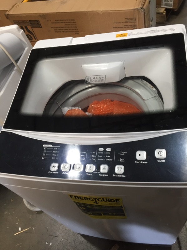 Photo 1 of Black+decker BPWM16W 1.6 Cubic Foot Portable Washer