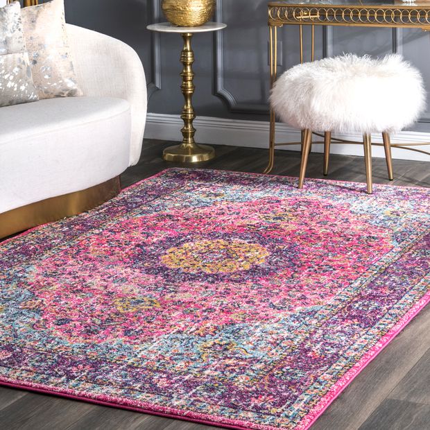 Photo 1 of 3X5 PINK PERSIAN RUG 
