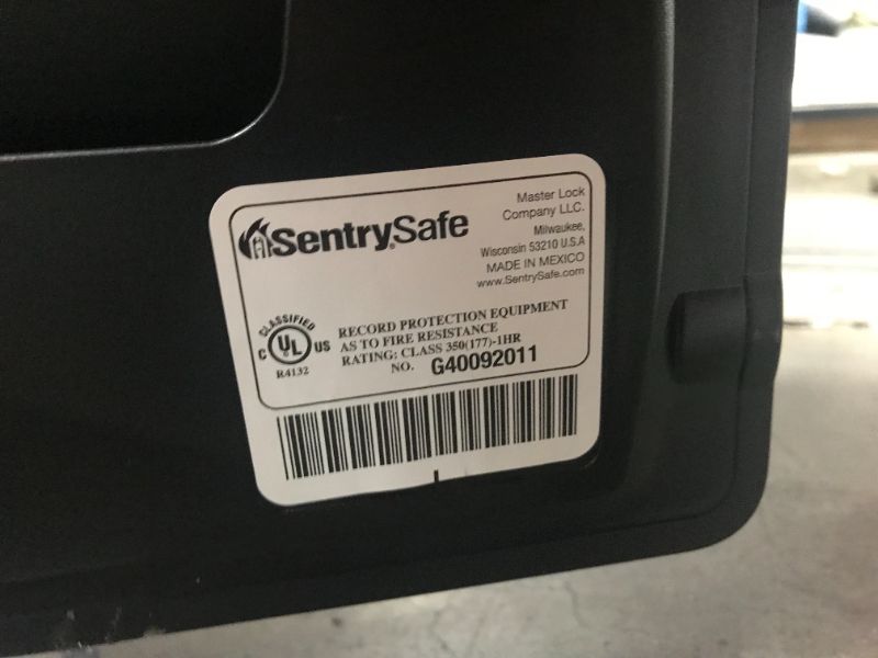 Photo 4 of Missing the #1 button
Sentry Fire-Safe Electronic Lock Business Safes, Grey