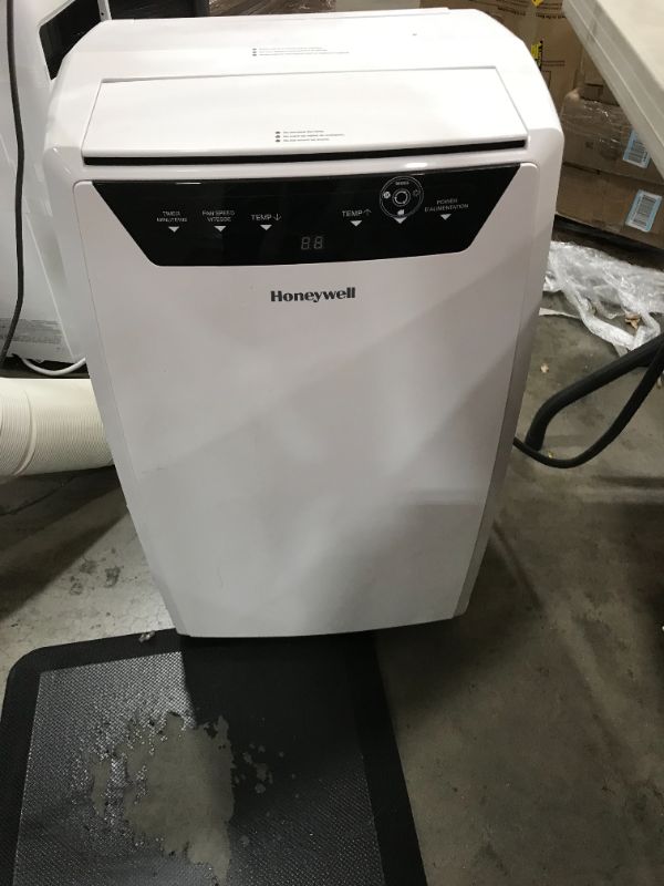 Photo 2 of 14,000 BTU (10,000 BTU DOE) Portable Air Conditioner with Dehumidifier in White