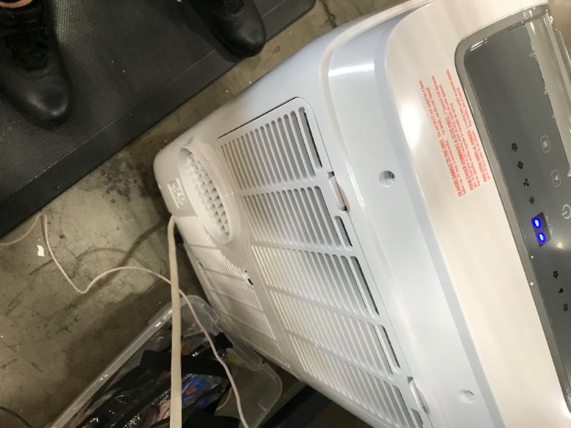 Photo 3 of BLACK+DECKER 8,000 BTU DOE (14,000 BTU ASHRAE) Portable Air Conditioner with Remote Control, White