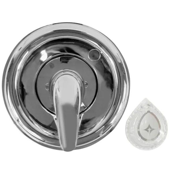 Photo 1 of 1-Handle Valve Trim Kit in Chrome for MOEN Tub/Shower Faucets (Valve Not Included)