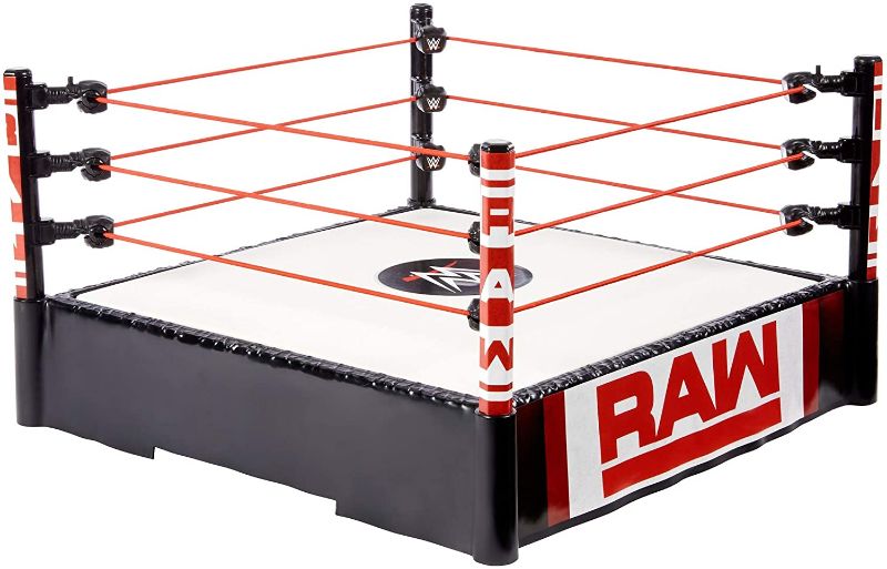 Photo 1 of WWE Superstar Raw 14-Inch Ring with Authentic Ropes, NEW, Minor Crack on Side