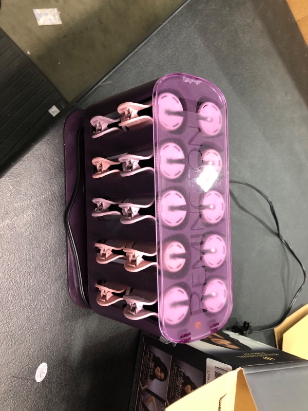 Photo 2 of Remington T Studio H9100s Thermaluxe Ceramic Hair Setter, Hair Rollers - Purple, 