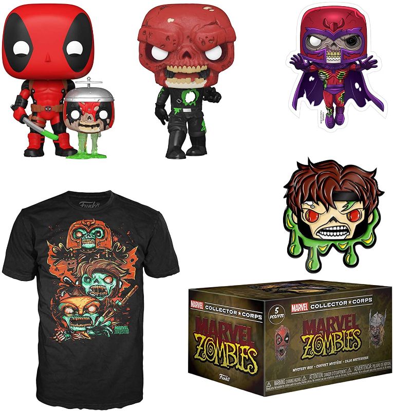 Photo 1 of Funko Marvel Collector Corps Subscription Box, Marvel Zombies Theme, September 2020 - 2XL T-Shirt, POP FIGURES MISSING