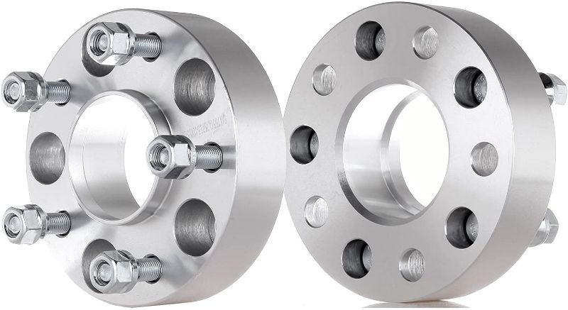 Photo 1 of ECCPP 2X 1.5 inch 5 Lug Hubcentric Wheel Spacers 5x4.75 to 5x4.75 70.5mm with 12x1.5 Studs, NEW