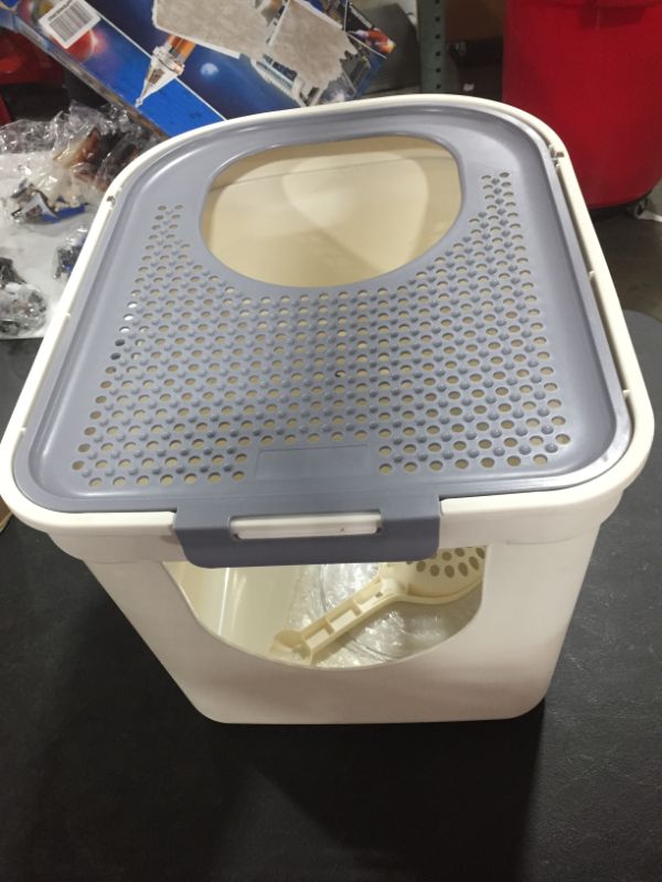 Photo 1 of cat litter box with lid