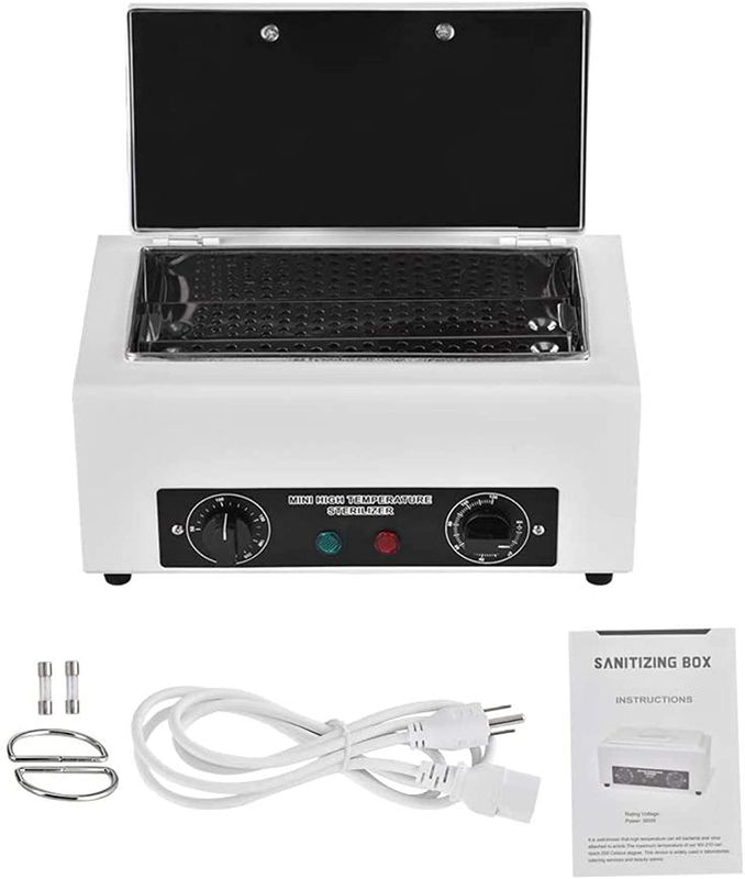 Photo 1 of 300W Heat Sterilizer NV-210 w/ Timer Disinfection Box Manicure Pedicure SPA Salon Equipment for Sundry Beauty Hair Nail Metal Tools
