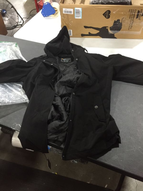 Photo 1 of SLOWDOWN HOODED JACKET--- COLOR BLACK --- SIZE XXL