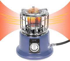 Photo 1 of Campy Gear 2 in 1 Portable Propane Heater & Stove, Outdoor Camping Gas Stove Camp Tent Heater for Ice Fishing Hiking Hunting Survival Emergency & Patio (Navy Blue, CG-3000B)
