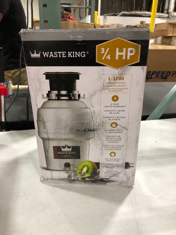 Photo 2 of Waste King Legend Series 3/4 HP EZ-Mount Sound Insulated Garbage Disposer