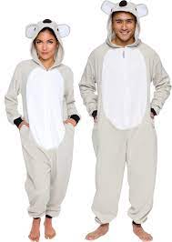 Photo 1 of 2 PK Slim Fit Animal Pajamas - Adult One Piece Cosplay Koala Costume by Silver Lilly
BOTH SMALL 