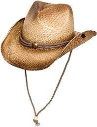 Photo 1 of 2 PK Peter Grimm Mens Straw Round Up Cowboy Hat

