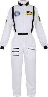 Photo 1 of Astronaut Costume Adult Space Suit for Men Role Play Cosplay Costumes Spaceman Flight Jumpsuit MEDIUM
