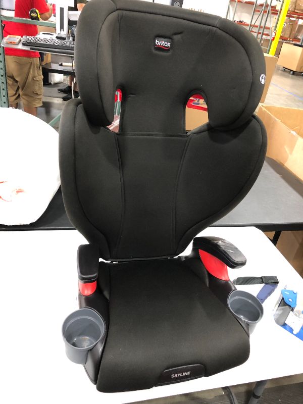 Photo 2 of Britax Skyline 2-Stage Belt-Positioning Booster Car Seat, Dusk - Highback and Backless Seat
