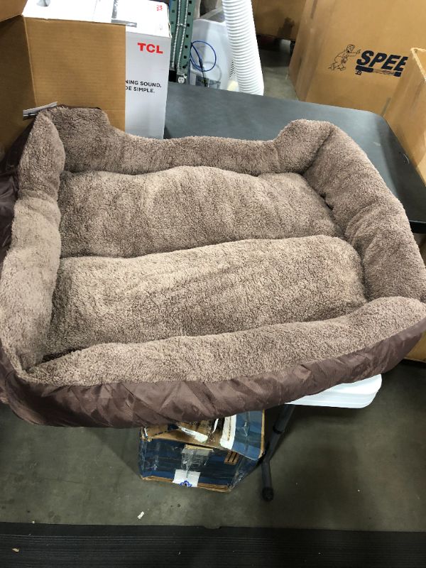 Photo 1 of 26" x 38" BROWN DOG BED 