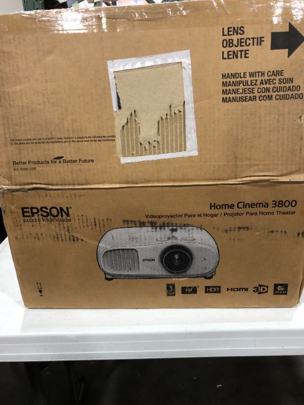 Photo 2 of Epson Home Cinema 3800 4K PRO-UHD 3-Chip Projector with HDR
