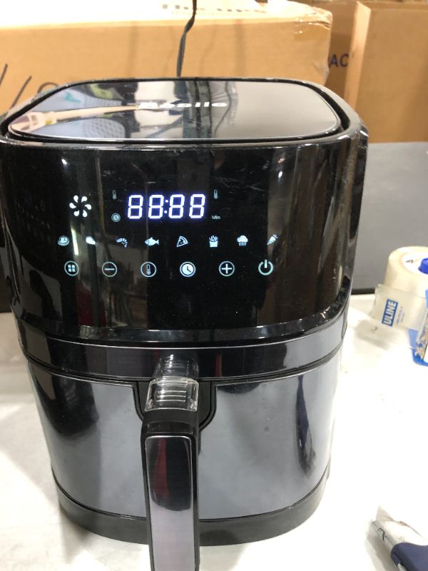 Photo 2 of Besile Air Fryer 5.8 Quart Large Capacity 3-5 People Use,Oilless Cooking,Digital Touchscreen