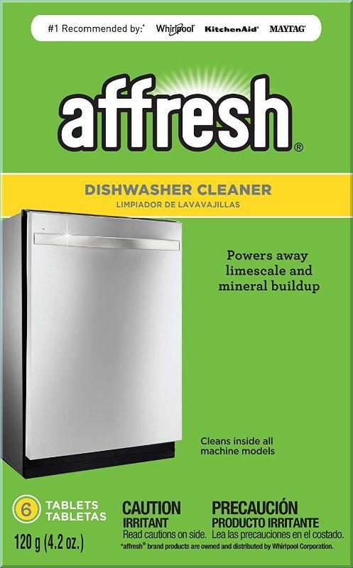 Photo 1 of Affresh W10549851 Dishwasher Cleaner 6 Tablets Formulated to Clean Inside All Machine Models, Count
