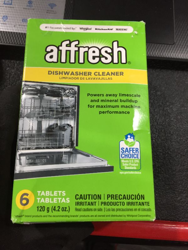 Photo 2 of Affresh W10549851 Dishwasher Cleaner 6 Tablets Formulated to Clean Inside All Machine Models, Count
