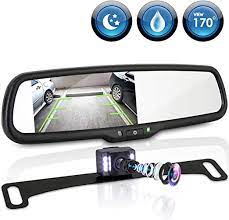 Photo 1 of 4.3 lcd car rear view mirror screen monitor system night vision backup camera