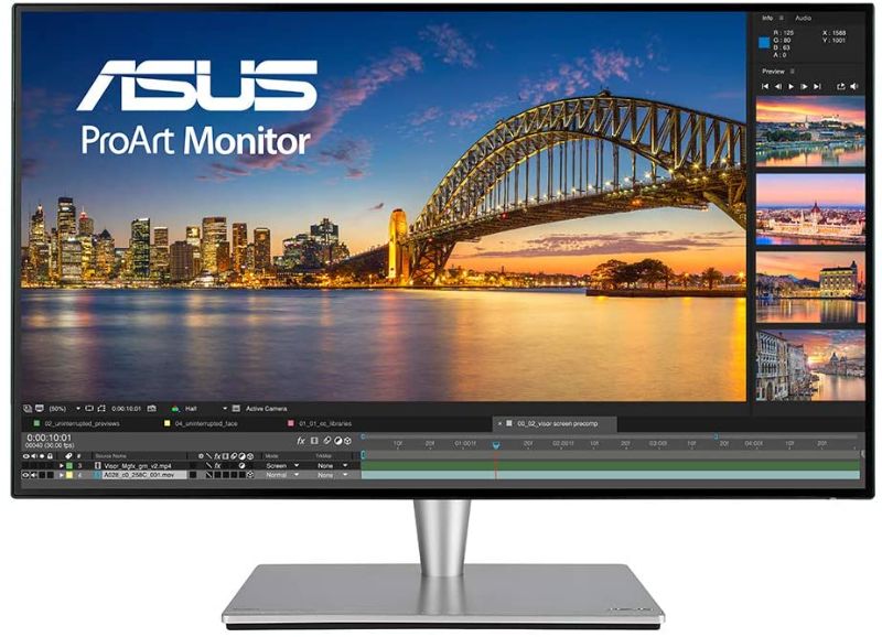 Photo 1 of ASUS 27” 1440P ProArt Display (PA27AC) - QHD (2560 x 1440), HDR-10, 100% Adobe sRGB, TB3, DP 1.2, HDMI 2.0a, Eye Care
