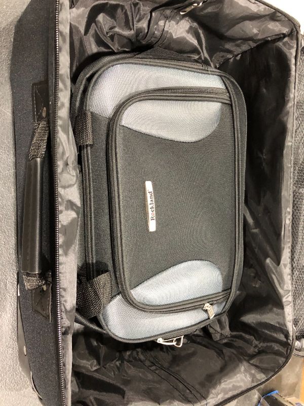 Photo 3 of 2 Piece Luggage Set - Black Gray
