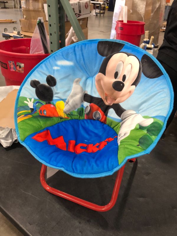 Photo 2 of Disney Mickey Mouse Toddler Saucer Chair
