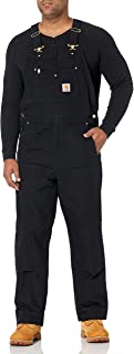 Photo 1 of Carhartt Men's Relaxed Fit Duck Bib Overall- Black- Size 54 x 30 inches