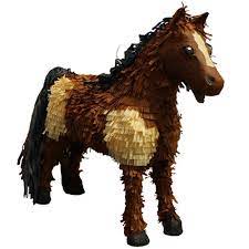 Photo 1 of 3D Horse Pinata Party Game, Decoration and Photo Prop - Brown/Tan