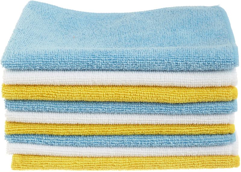 Photo 1 of Amazon Basics CW190423B Microfiber Cleaning Cloth - 144 Pack
