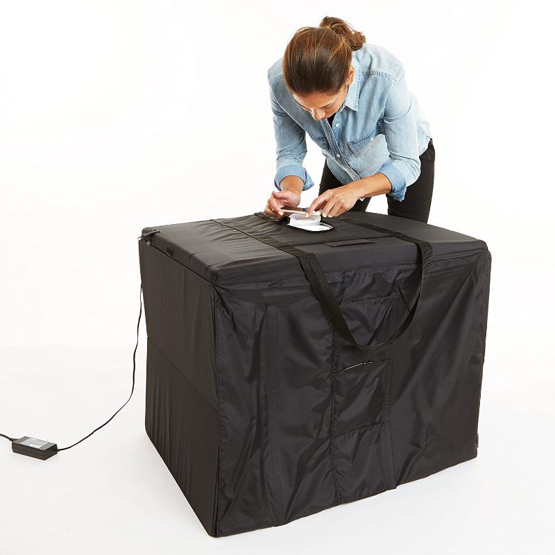 Photo 1 of Amazon Basics Portable Foldable Photo Studio Box with LED Light - 25 x 30 x 25 Inches