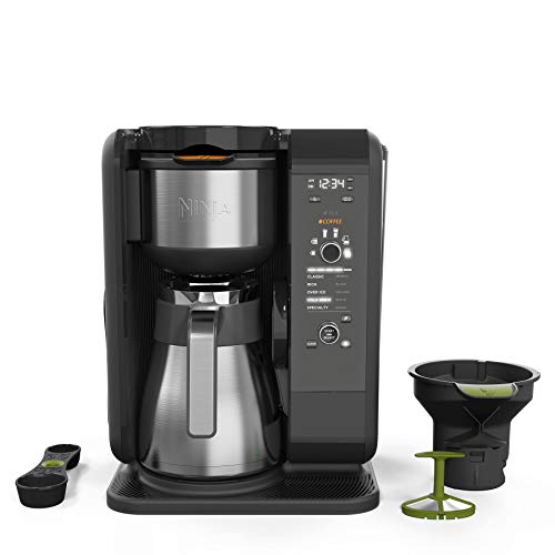 Photo 1 of Ninja Hot and Cold Brewed System, Auto-iQ Tea and Coffee Maker with 6 Brew Sizes, 5 Brew Styles, Frother, Coffee & Tea Baskets with Thermal Carafe