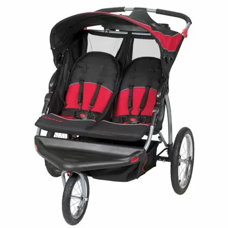 Photo 1 of Baby Trend Centennial Expedition Double Jogger Stroller, Black
