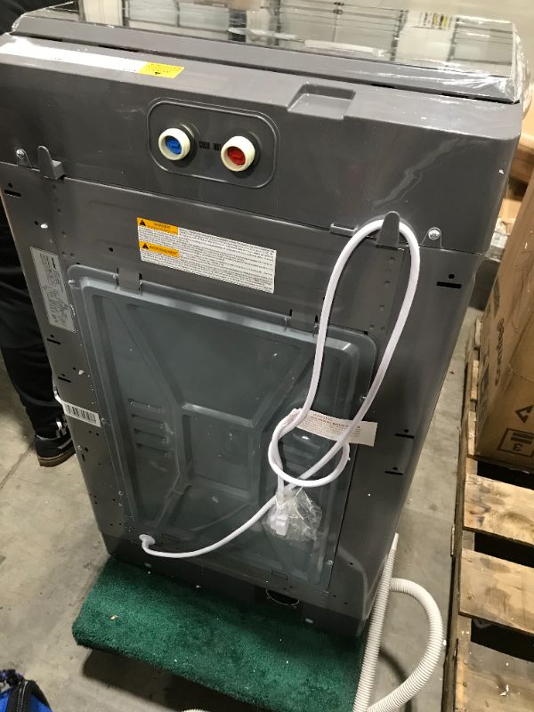 Photo 1 of COMFEE’ 1.6 CU.FT Portable Washing Machine, 11lbs Capacity Fully Automatic Compact Washer with Wheels, 6 Wash Programs Laundry Washer with Drain