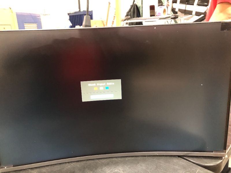 Photo 4 of SAMSUNG UR59 Series 32-Inch 4K UHD (3840x2160) Computer Monitor, Curved, HDMI, Display Port, 3-sided border-less, Eye Saver Mode (LU32R590CWNXZA)
