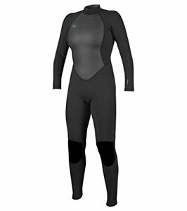 Photo 1 of O'Neill Women's Reactor II 3/2mm Back Zip Full Wetsuit - Black, 