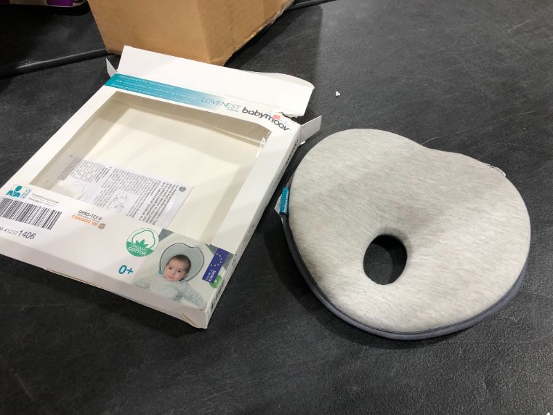 Photo 2 of Babymoov Patented Pillow For Baby and Infant Head Support (Smokey)
