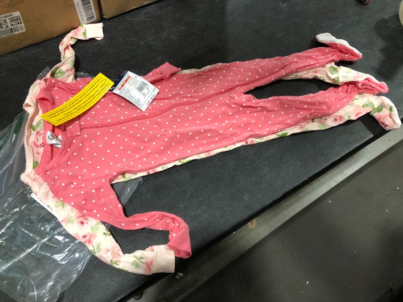 Photo 1 of Gerber Baby Girls' 2-Pack Footed Pajamas, SIZE 18 MONTHS
