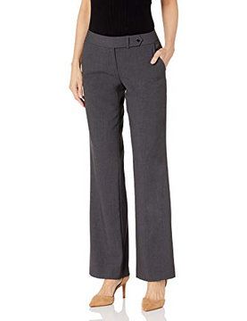 Photo 1 of Calvin Klein Women Classic Fit Straight Leg Suit Pant, Charcoal, SIZE 16, 30 INSEAM


