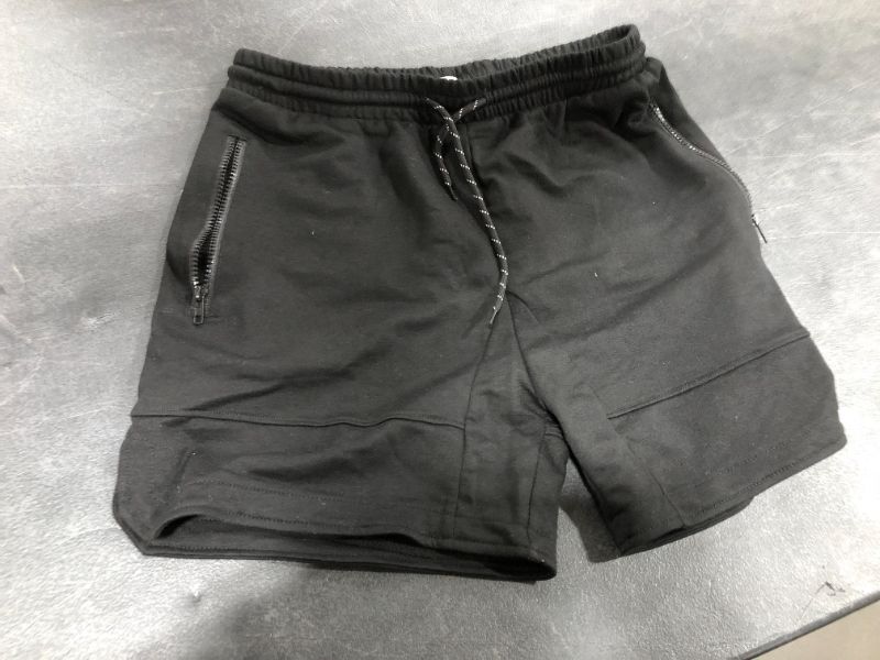 Photo 1 of COOFANY BLACK CASUAL SHORTS, SIZE MEDIUM