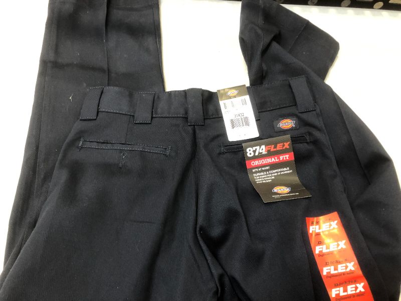 Photo 4 of dirty Dickies Men's 874 Flex Work Pant, dark navy, 31W x, Dark Navy, Size 31W x 32L